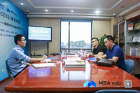 河北工業大學MBA中心招生總監耿立校老師做客中國MBA教育網在線直播欄目