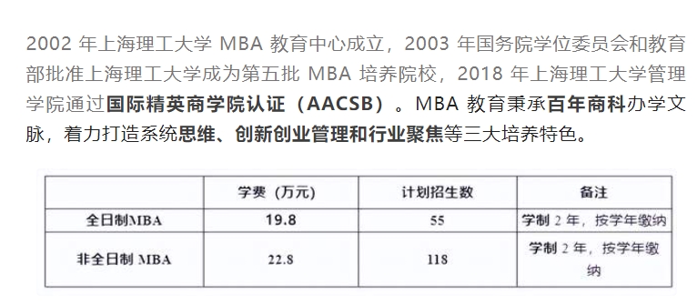 2024 級上理 MBA 學費、學制、計劃招生數、獎助學金政策、網報攻略、招生簡章一覽無余