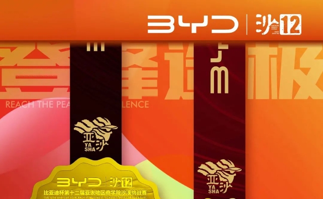 沙12｜比亞迪杯第十二屆亞太地區(qū)商學(xué)院沙漠挑戰(zhàn)賽賽事獎牌發(fā)布