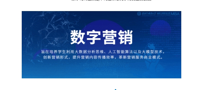 上外MBA專業方向解讀 | 數字營銷：創新智能營銷，賦能科技驅動的商業未來